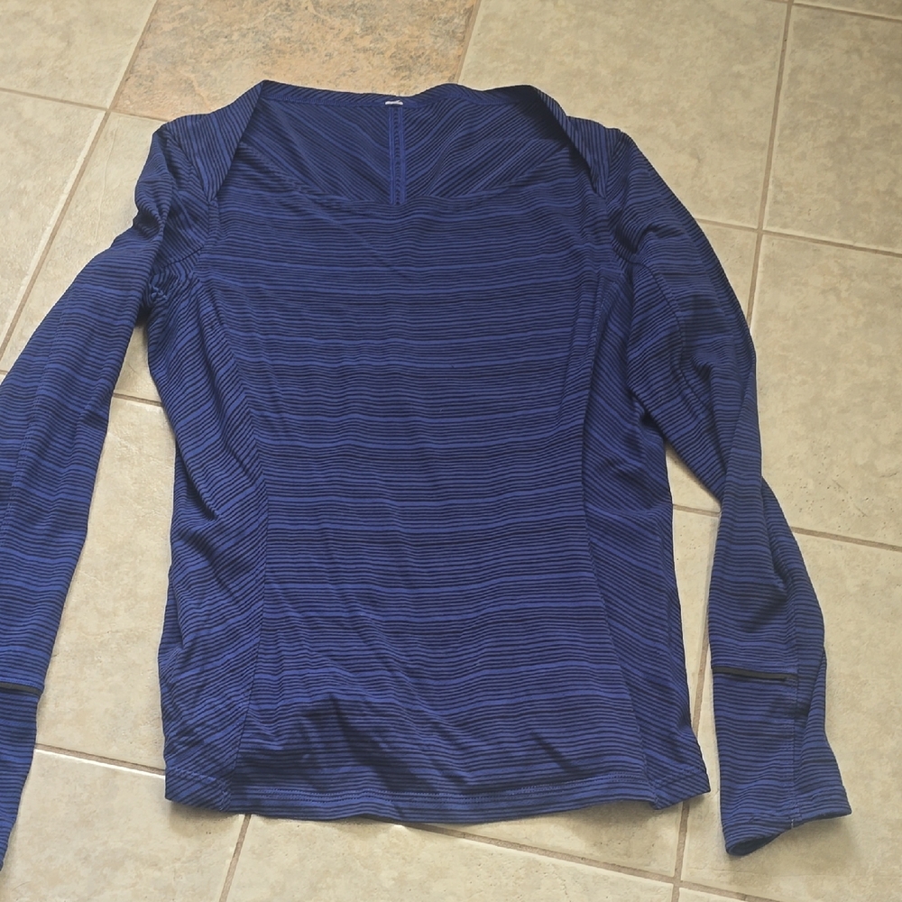 lululemon athletica Blue Long Sleeve Top